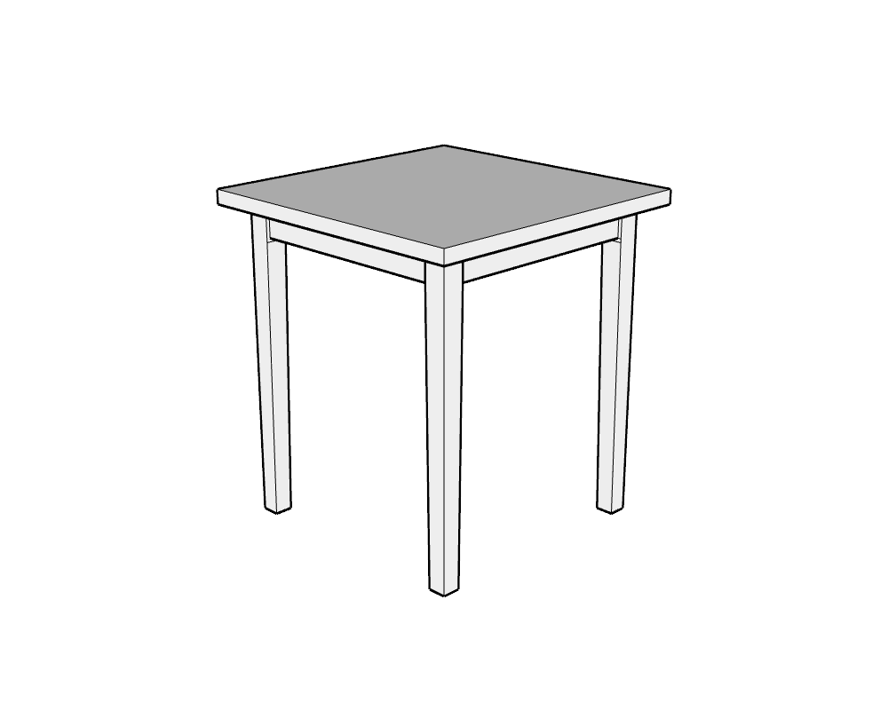 Walnut Side Table, Handmade Wooden Furniture - Image 3