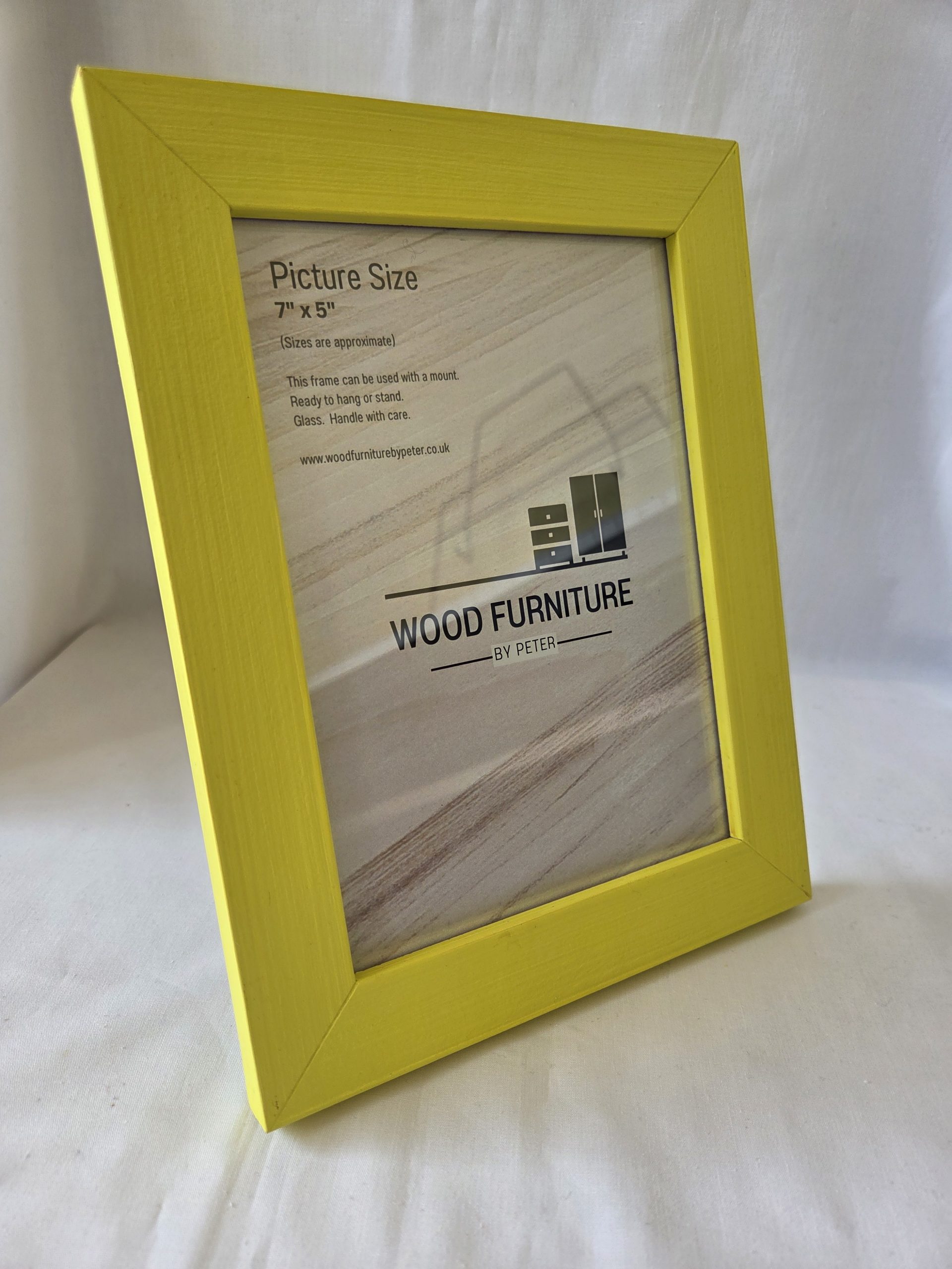 Yellow Picture Frame, Photo frames, Handmade