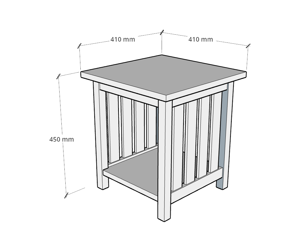 Walnut Occasional Table, Handmade Wooden Furniture - Image 3