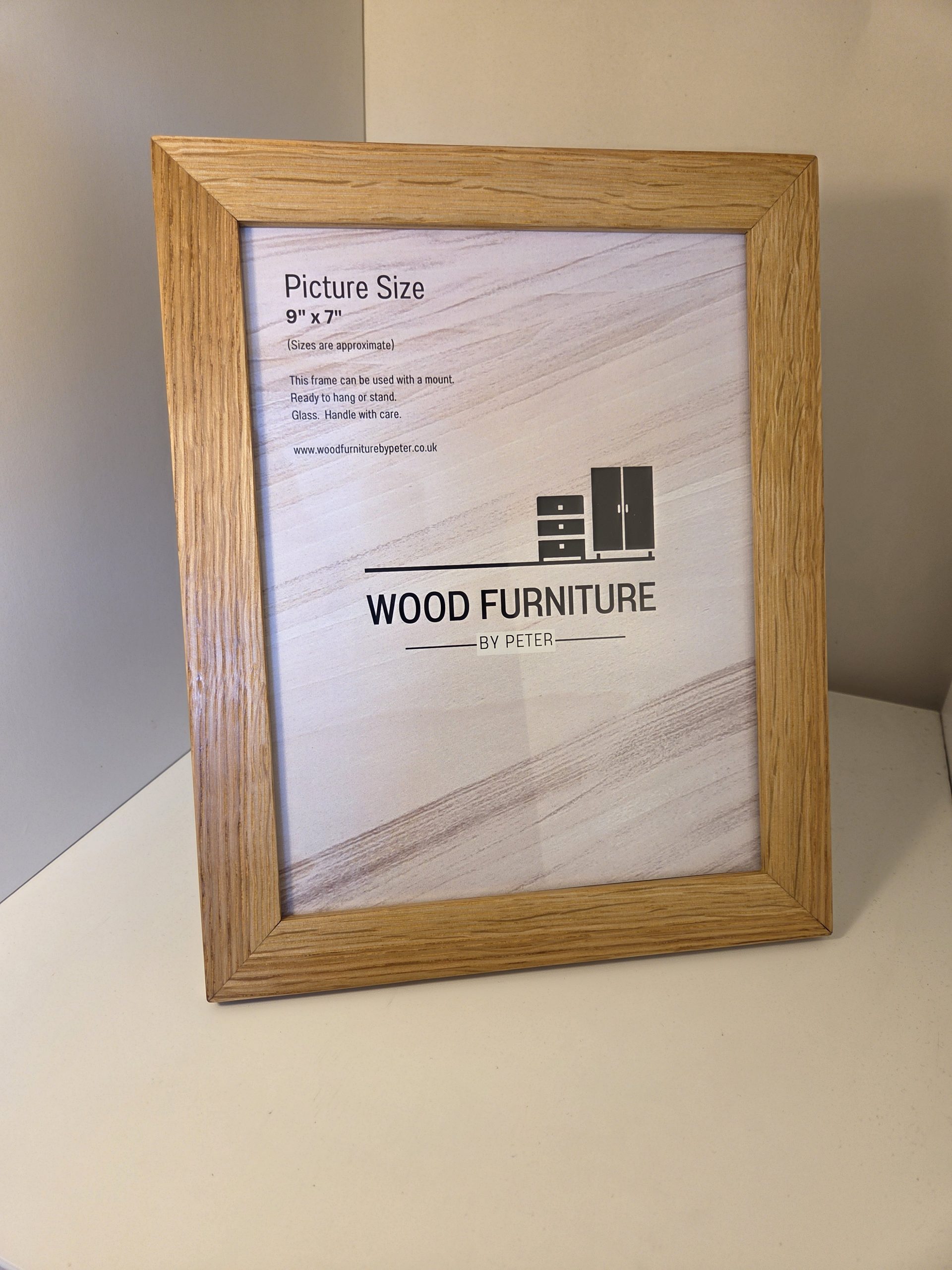 Oak Picture Frame, Photo frames, Handmade