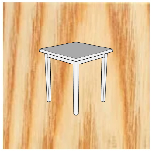 Ash Side Table, Handmade Wooden Furniture