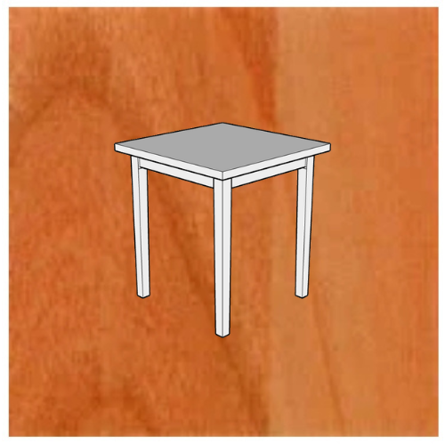 Cherry Side Table, Handmade Wooden Furniture