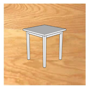 Oak Side Table, Handmade Wooden Furniture