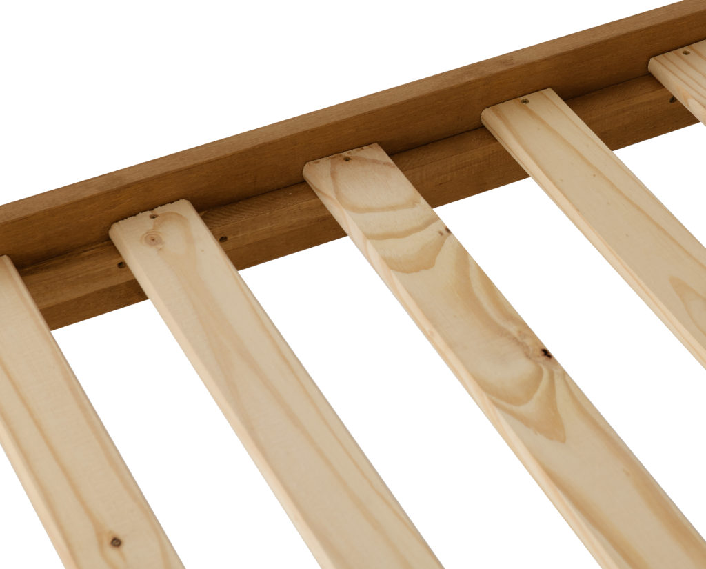 Seconique Corona 4’6” Distressed Pine Double Bed with Low Foot End – Waxed Finish - Image 6