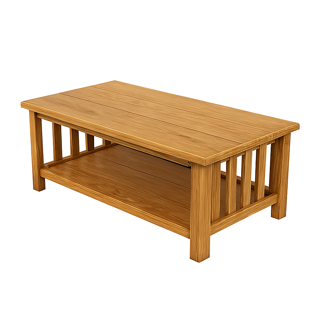 Ash Coffee Table, Handmade Wooden Furniture