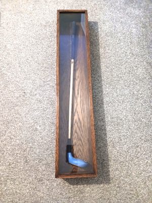 Oak Golf Club Display Case – Handcrafted Presentation for Your Finest Club