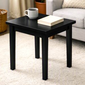 Black Painted Side Table
