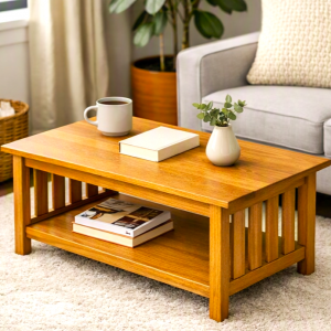 Solid Oak Coffee Table