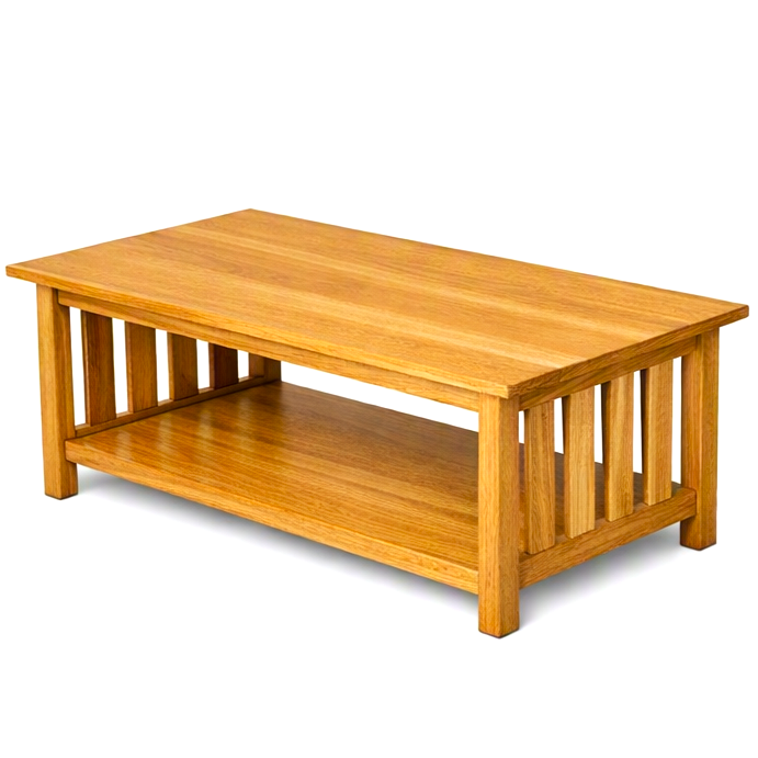 Solid Oak Coffee Table - Image 2